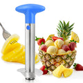 Pineapple Corer, [Upgraded, Reinforced, Thicker Blade] Newness Premium Pineapple Corer Remover, Stainless Steel Pineapple Core Tool for Home & Kitchen with Sharp Blade for Diced Fruit Ring (Blue)